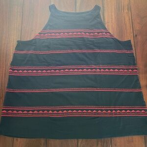 J Jill Embroidered Halter Tank